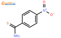 4-Nitrobenzothioamide结构式图片|26060-30-0结构式图片