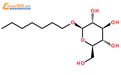庚基-β-D-吡喃葡萄糖苷结构式图片|78617-12-6结构式图片