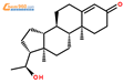 孕酮杂质（孕酮EP杂质B）145-14-2结构式图片|145-14-2结构式图片