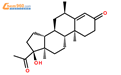 醋酸甲羟孕酮杂质（醋酸甲羟孕酮EP杂质B）520-85-4结构式图片|520-85-4结构式图片