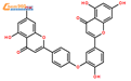 似梨木双黄酮-7-O-Β-D-吡喃葡萄糖苷结构式图片|50276-96-5结构式图片