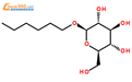 己基β-D-吡喃葡萄糖苷结构式图片|59080-45-4结构式图片
