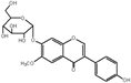 黄豆黄苷结构式图片|40246-10-4结构式图片