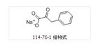 苯丙酮酸钠结构式图片|114-76-1结构式图片