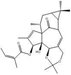 巨大戟醇-5,20-缩丙酮-3-当归酸酯结构式图片|87980-68-5结构式图片