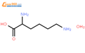 L-赖氨酸一水合物结构式图片|39665-12-8结构式图片