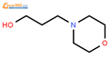 3-(4-吗啉)-1-丙醇结构式图片|4441-30-9结构式图片