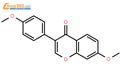 4',7-二甲氧基异黄酮；大豆苷元甲醚结构式图片|1157-39-7结构式图片