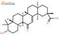 18-β-甘草次酸结构式图片|471-53-4结构式图片