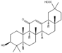 甘草次酸(α型)结构式图片|1449-05-4结构式图片