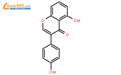 7-羟基-3-(4-羟苯基)-4-苯并吡喃酮;大豆苷元;黄豆甙元结构式图片|486-66-8结构式图片