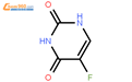5-氟尿嘧啶(5-氟脲嘧啶)结构式图片|51-21-8结构式图片