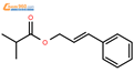 异丁酸肉桂酯结构式图片|103-59-3结构式图片