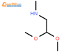 甲氨基乙醛缩二甲醇结构式图片|122-07-6结构式图片