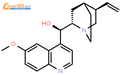 (R)-(6-甲氧基-4-喹啉基)((1S,2S,4S,5R)-5-乙烯基-1-氮杂双环[2.2.2]辛烷-2-基)甲醇结构式图片|130-95-0结构式图片