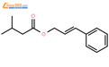 异戊酸桂酯结构式图片|140-27-2结构式图片