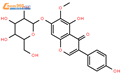 5-羟基-3-(4-羟基苯基)-6-甲氧基-7-(((2S,3R,4S,5S,6R)-3,4,5-三羟基-6-(羟甲基)四氢-2H-吡喃-2-基)氧基)-4H-苯并吡喃-4-酮结构式图片|611-40-5结构式图片