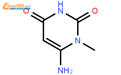 1-甲基-6-氨基脲嘧啶结构式图片|2434-53-9结构式图片