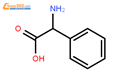 2-苯甘氨酸结构式图片|2835-06-5结构式图片