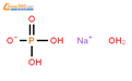 磷酸二氢钠单水合物结构式图片|10049-21-5结构式图片