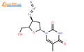 3'-叠氮-3'-脱氧胸苷结构式图片|30516-87-1结构式图片