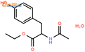 N-乙酰基-L-酪氨酸乙酯单水合物结构式图片|36546-50-6结构式图片