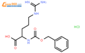 Cbz-L-精氨酸盐酸盐结构式图片|56672-63-0结构式图片