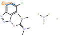 TCTU;6-氯苯并三氮唑-1,1,3,3-四甲基脲四氟硼酸酯结构式图片|330641-16-2结构式图片