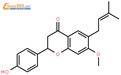 补骨脂二氢黄酮甲醚结构式图片|19879-30-2结构式图片