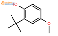 3-叔丁基-4-羟基苯甲醚结构式图片|121-00-6结构式图片