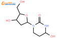 2-脱氧四氢尿苷结构式图片|31962-88-6结构式图片
