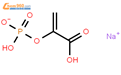 磷烯醇丙酮酸 单钠盐 水合物结构式图片|53823-68-0结构式图片