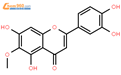 泽兰黄酮结构式图片|520-11-6结构式图片