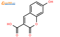 7-羟基-3-羧基香豆素结构式图片|779-27-1结构式图片