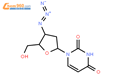3'-叠氮-2',3'-双脱氧尿苷结构式图片|84472-85-5结构式图片