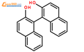 (R)-(+)-1,1'-联-2-萘酚结构式图片|18531-94-7结构式图片