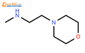 N-甲基-2-N-吗啉基乙胺结构式图片|41239-40-1结构式图片