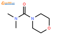 N,N-二甲基吗啉-4-甲酰胺结构式图片|38952-61-3结构式图片