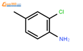 2-氯-4-甲基苯胺结构式图片|615-65-6结构式图片