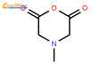 4-甲基-2,6-吗啉二酮结构式图片|13480-36-9结构式图片