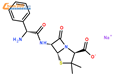 氨苄青霉素钠结构式图片|69-52-3结构式图片