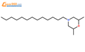 2,6-二甲基-4-十三烷基吗啉结构式图片|24602-86-6结构式图片