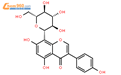 染料木素-8-C-葡萄糖苷结构式图片|66026-80-0结构式图片