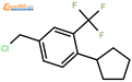 4-氯甲基-1-环戊基-2-三氟甲基苯结构式图片|957208-65-0结构式图片