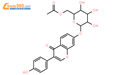 6"-O-乙酰黄豆苷标准品结构式图片|71385-83-6结构式图片