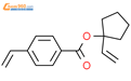 4-vinylbenzoic acid 1-ethenylcyclopentyl ester结构式图片|2399402-15-2结构式图片