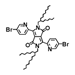 2,5-二(2-辛基葵烷基)-3,6-二(5-溴吡啶基-2-)-吡咯并吡咯二酮结构式图片|结构式图片