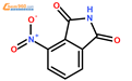 3-硝基邻苯二甲酰亚胺结构式图片|603-62-3结构式图片