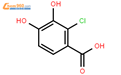 2-氯-3,4-羟基苯甲酸结构式图片|87932-50-1结构式图片