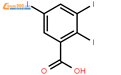 2,3,5-三碘苯甲酸结构式图片|88-82-4结构式图片